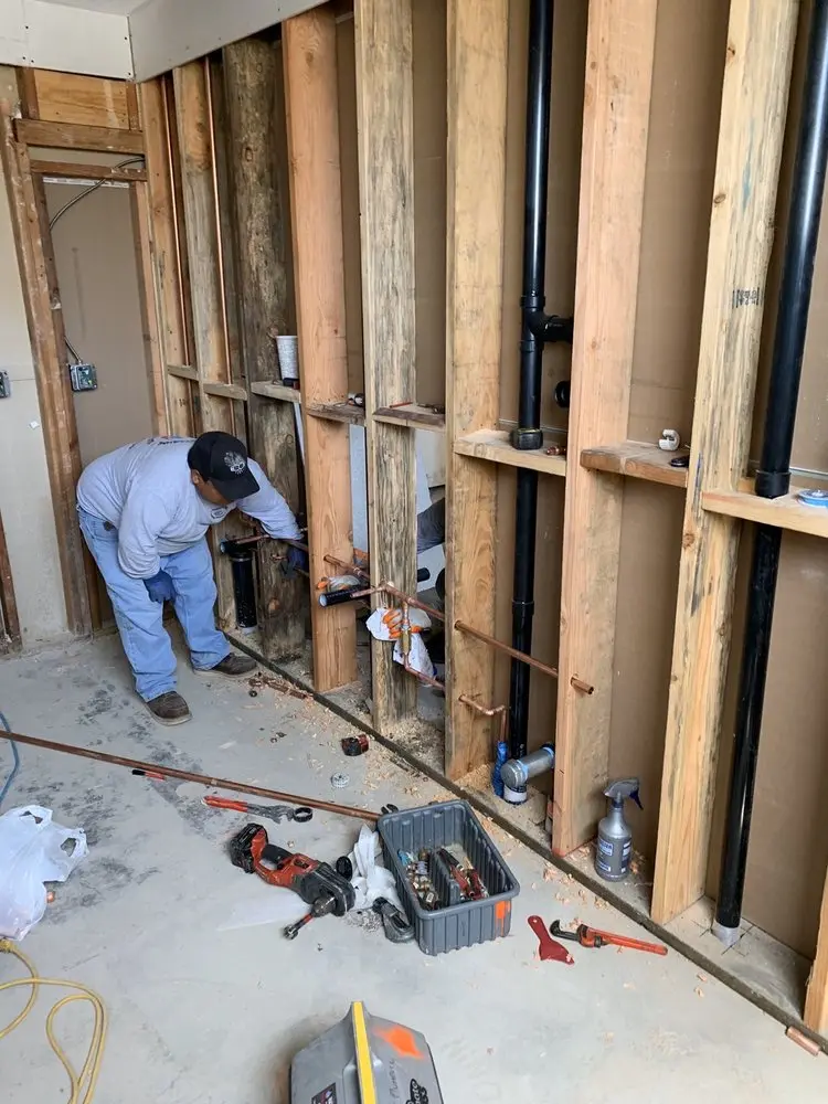 Commercial rough-in plumbing for Water Heater Replacement in Kochville
